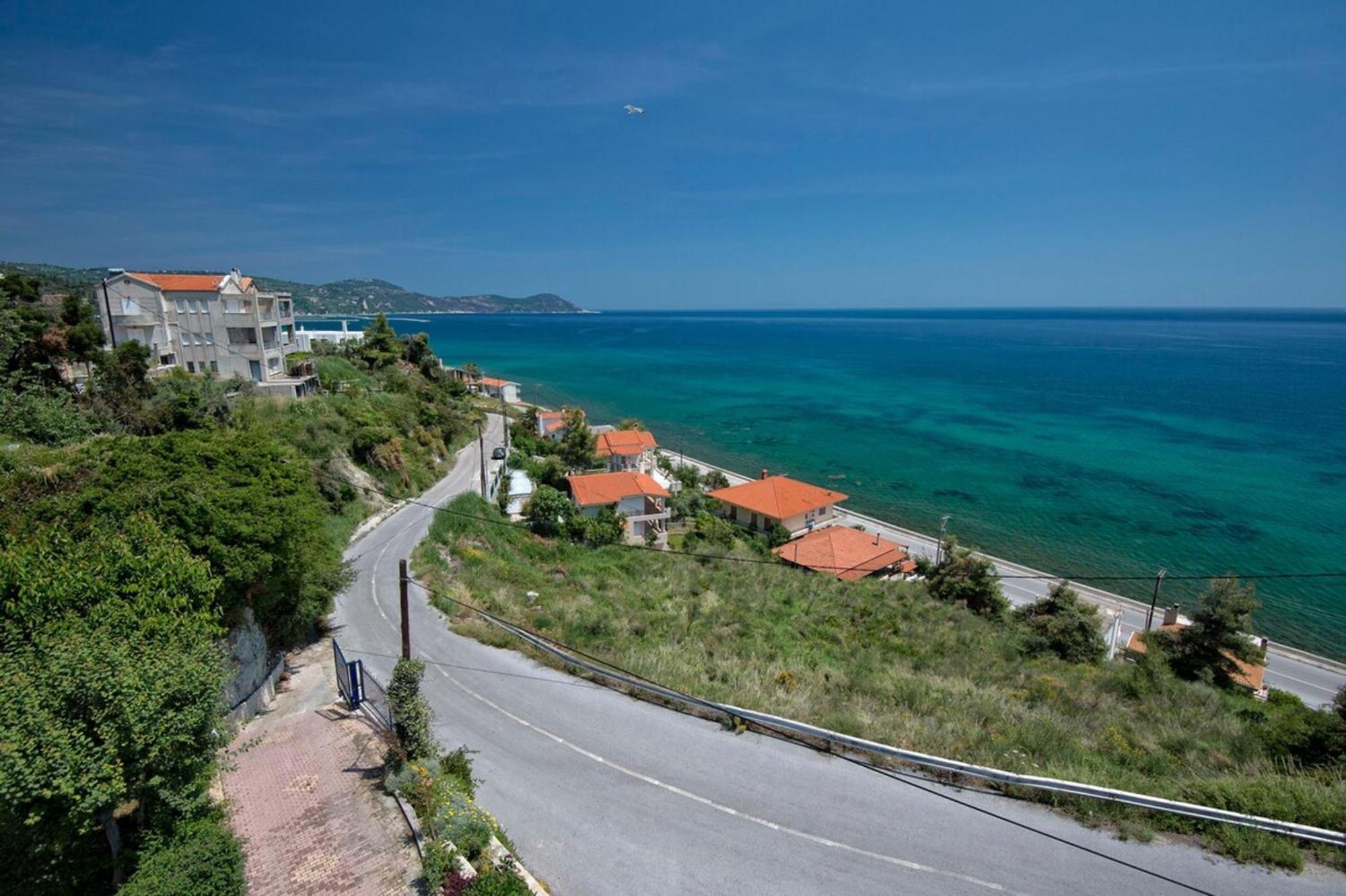Blue Dream Seaside Villa With Superb Sea Views Kími Buitenkant foto