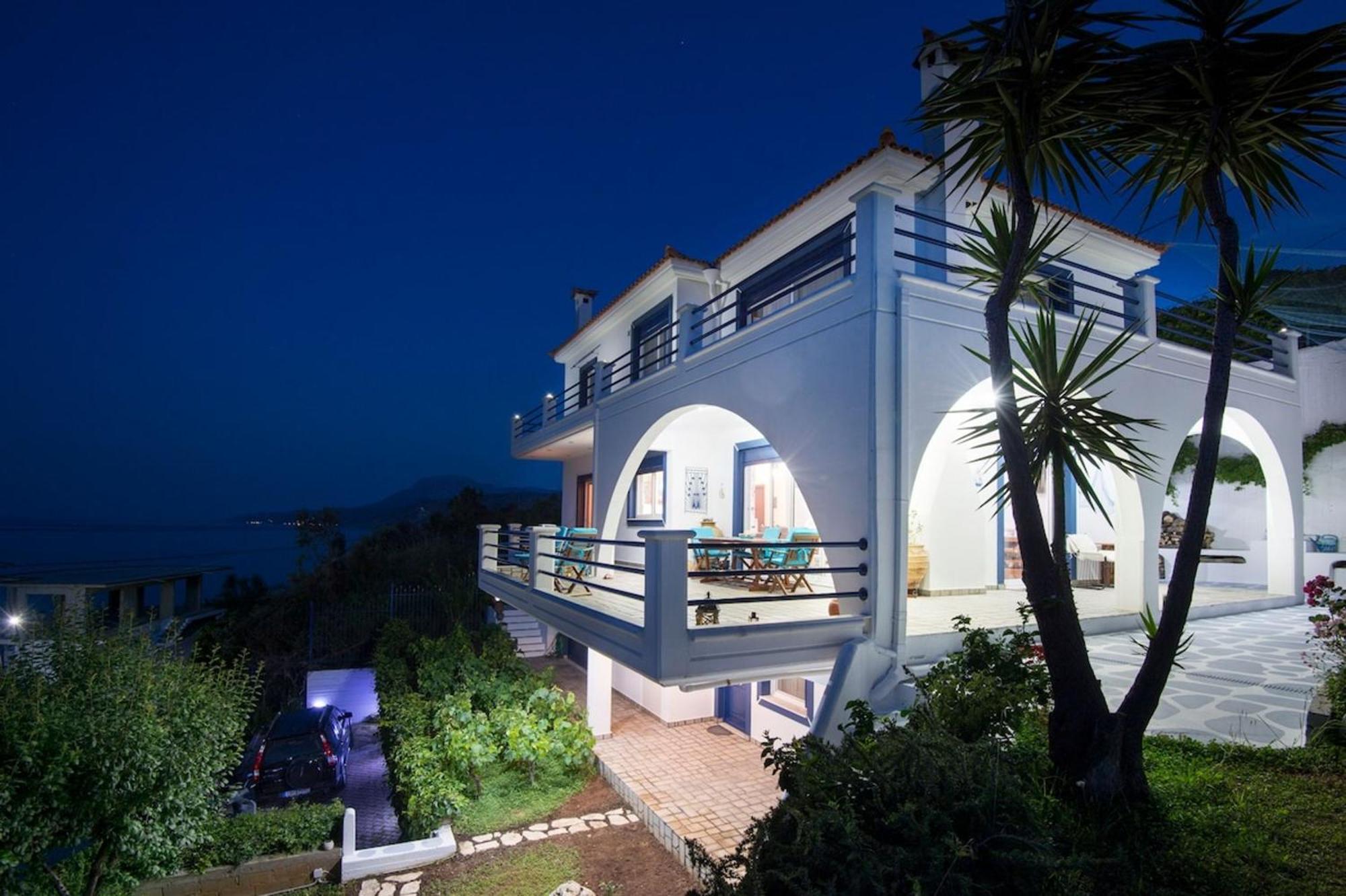 Blue Dream Seaside Villa With Superb Sea Views Kími Buitenkant foto