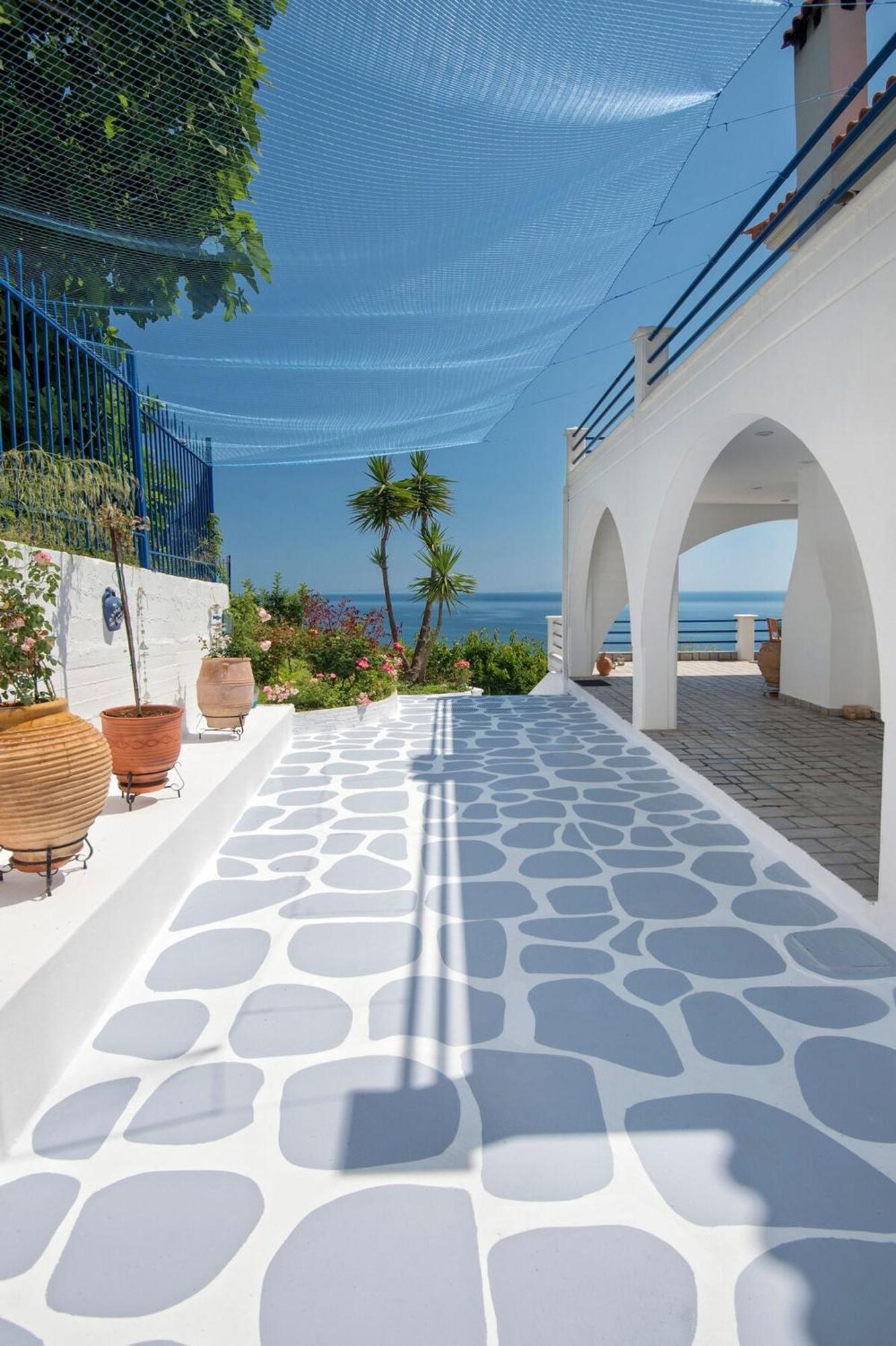 Blue Dream Seaside Villa With Superb Sea Views Kími Buitenkant foto